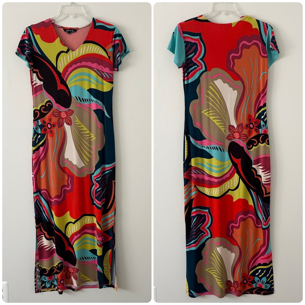 Charlie B Abstract Print Dress